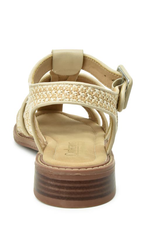 Catherine Catherine Malandrino Fisherman Sandal In Raffia