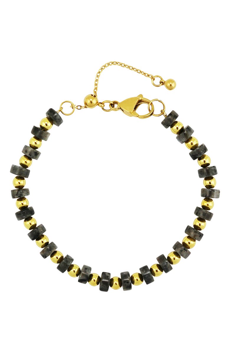 REBL Stone Bead Bracelet, Main, color, 