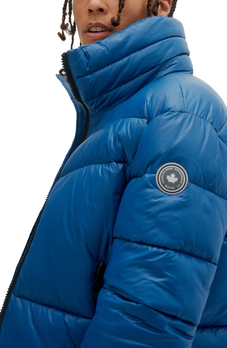 Noize Kobe Insulated Puffer Coat, Alternate, color, Steel