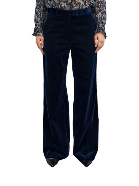 Mya Velvet Wide Leg Pants