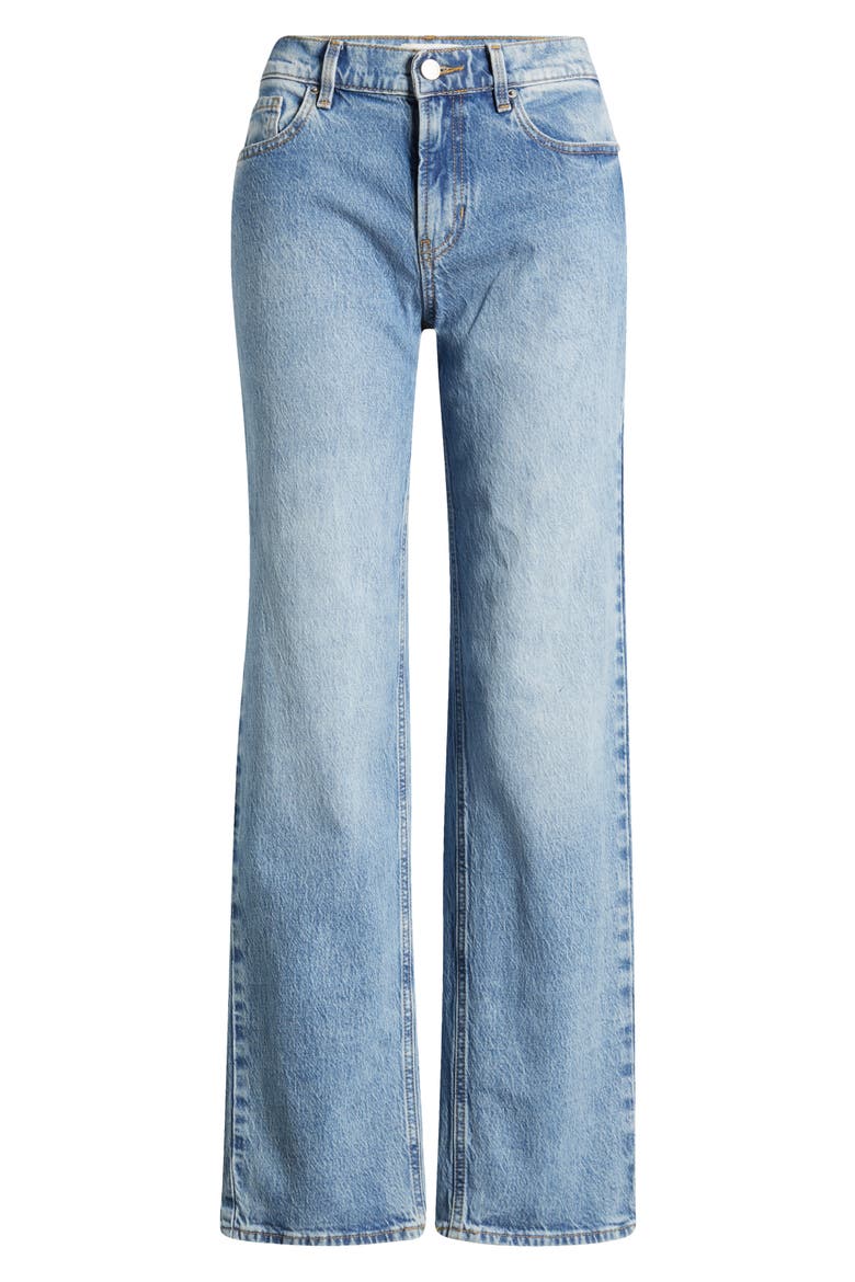 Cesca Straight Leg Jeans, Alternate, color, MEDIUM WASH