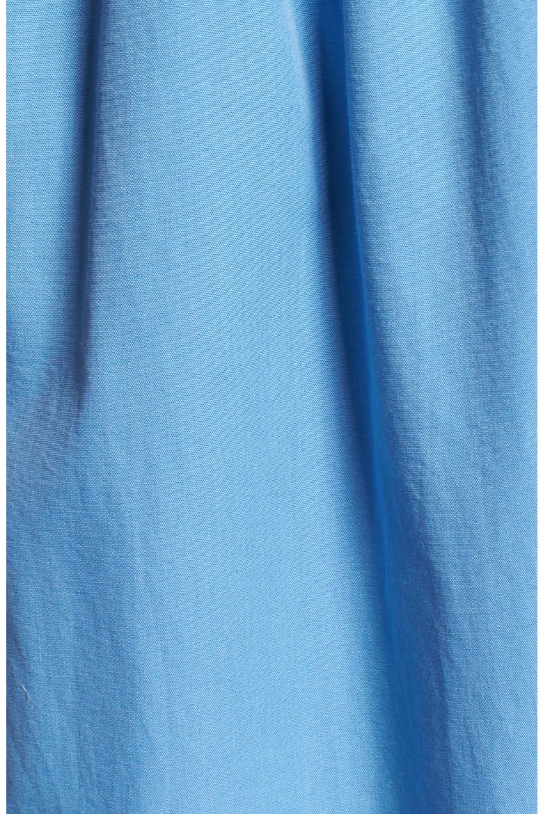 Button Front Midi Dress, Alternate, color, BLUE LAKE