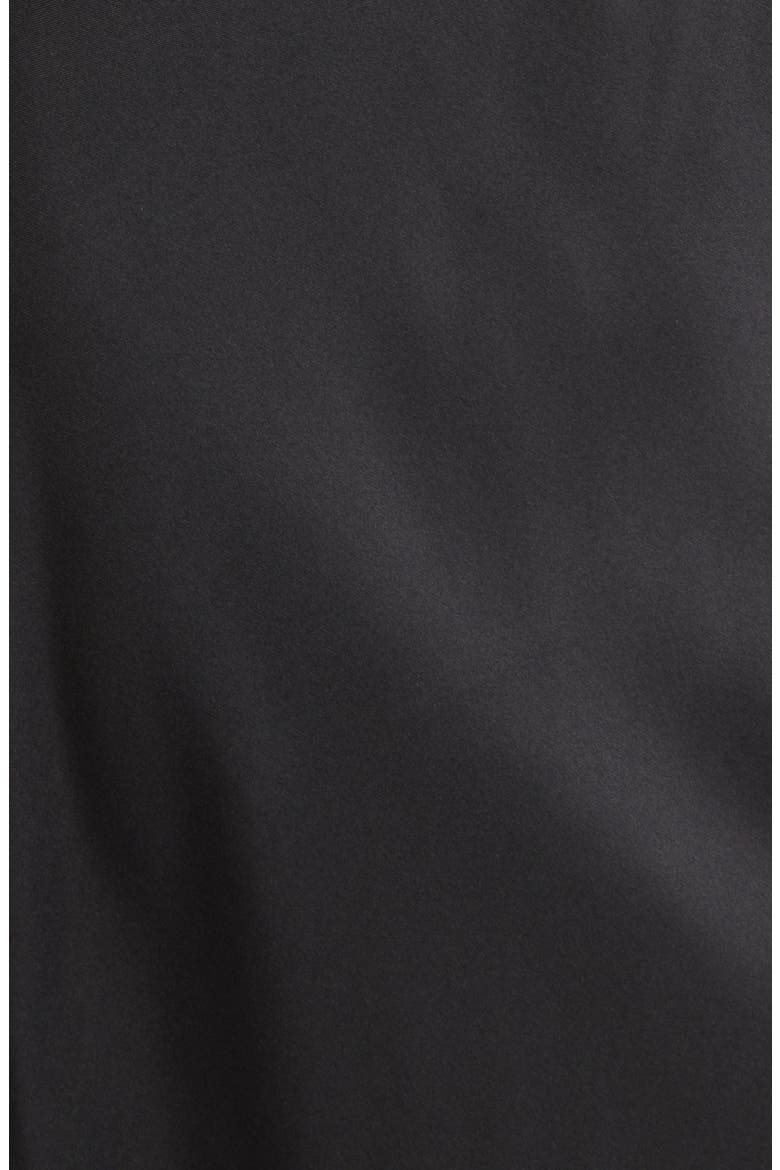 Heidi Silk Slip Skirt, Alternate, color, JET