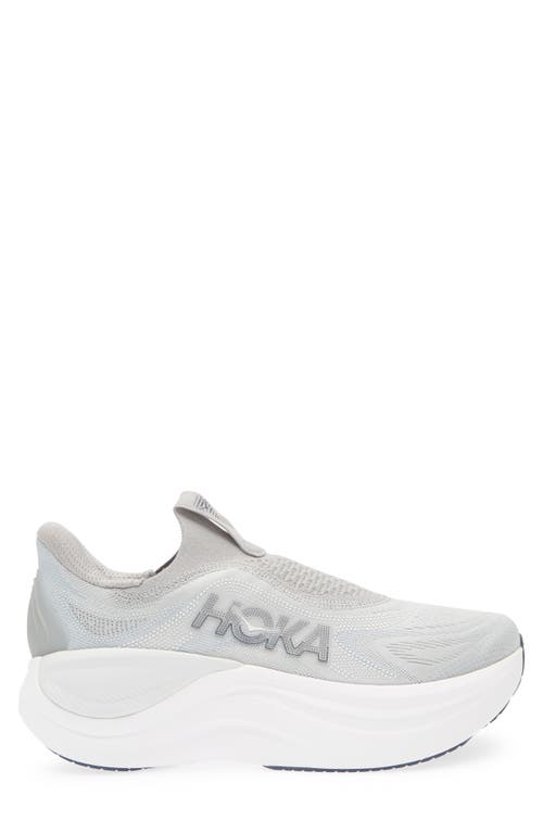 Hoka Skyward Laceless Recovery Sneaker In Gray