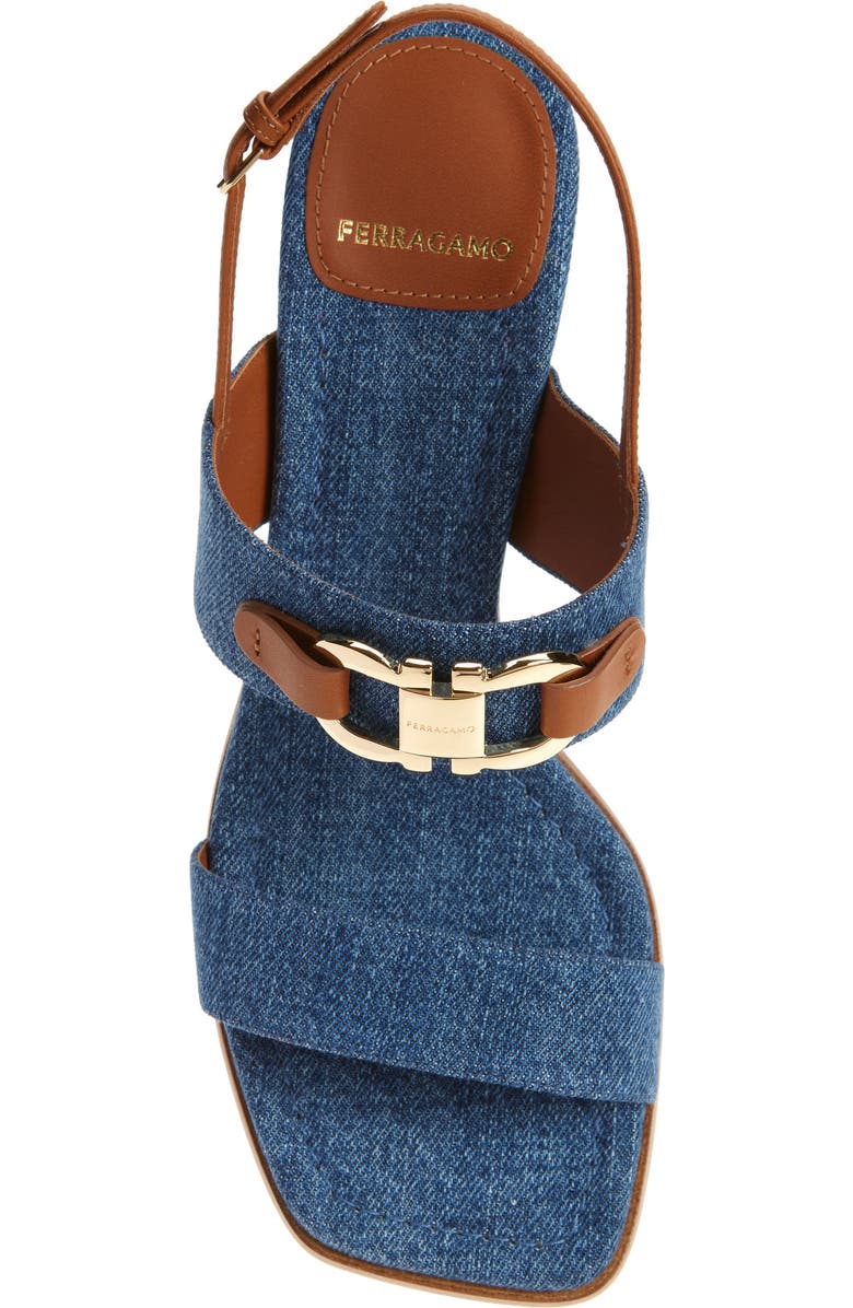 FERRAGAMO Lou Gancio Slingback Sandal, Alternate, color,