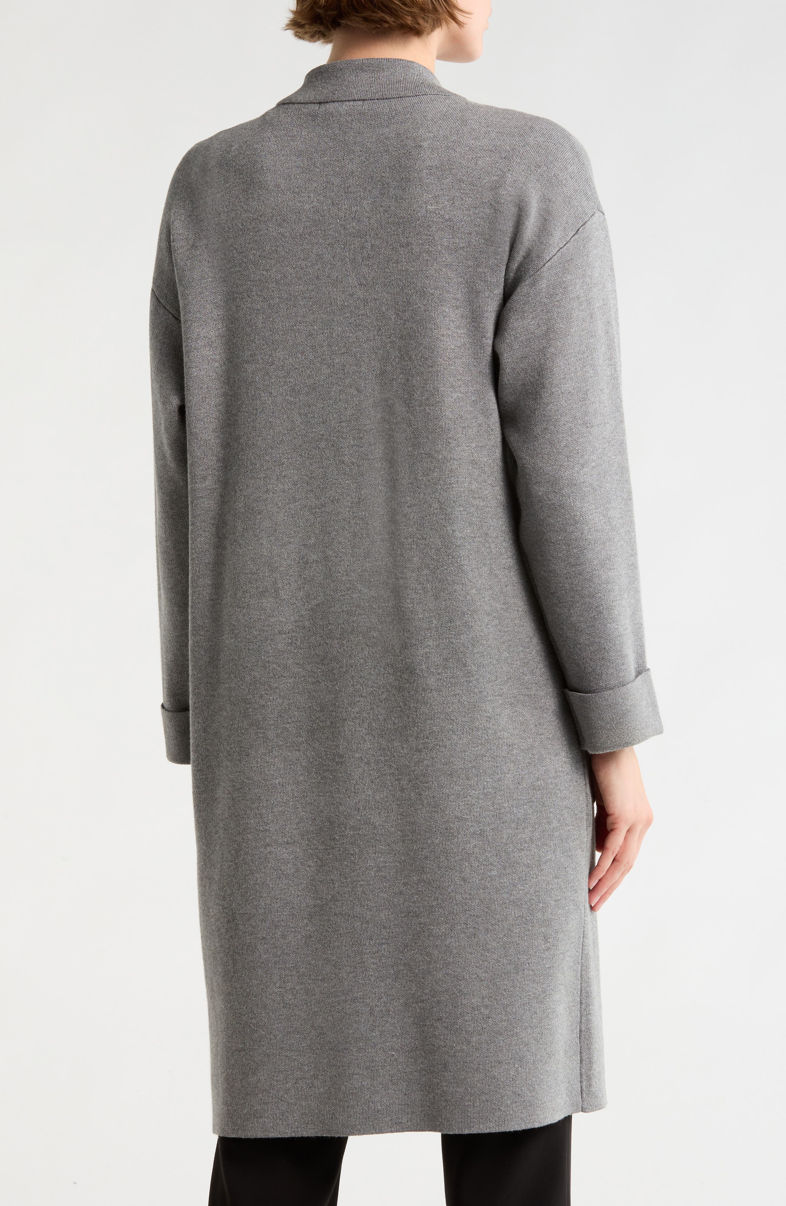 Patch Pocket Long Cardigan - image 4