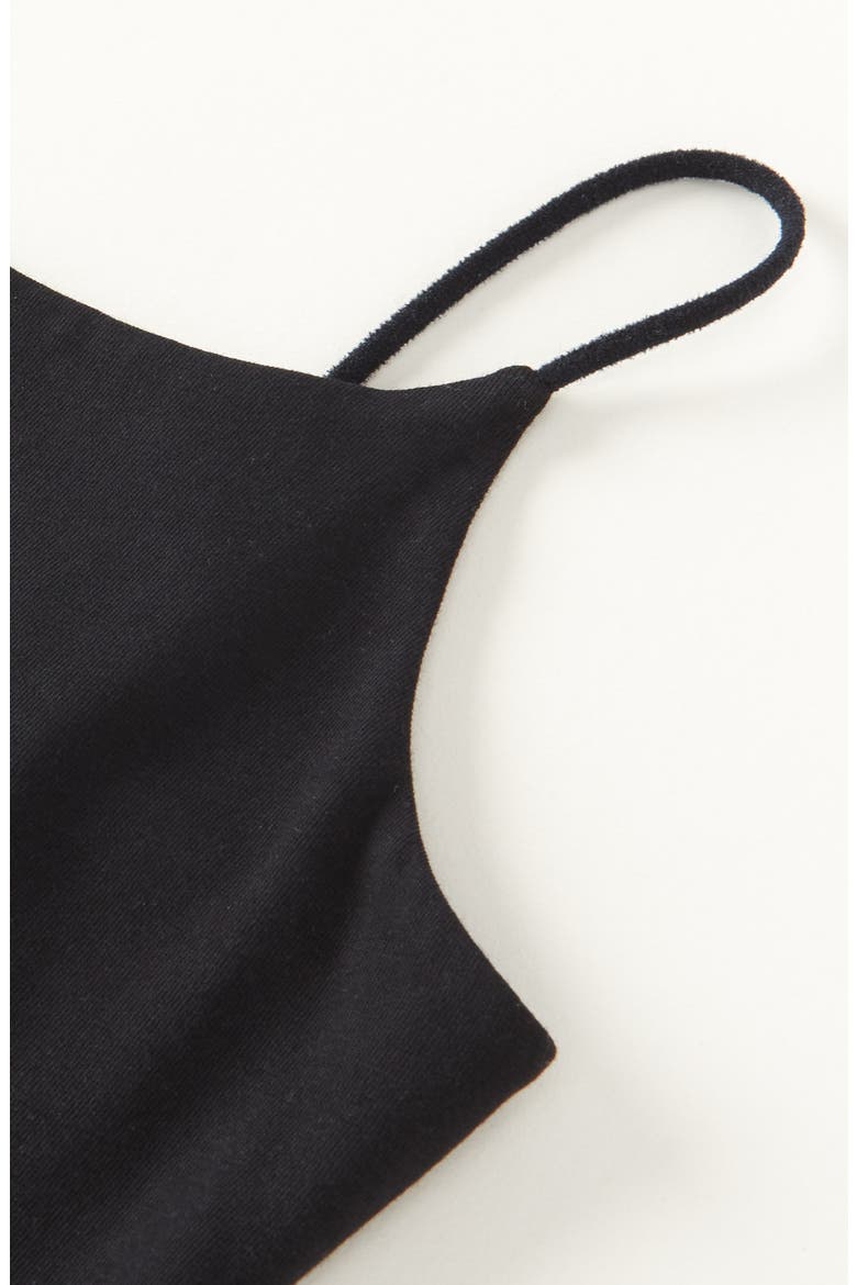 Kids' Core Cotton Camisole, Alternate, color, BLACK