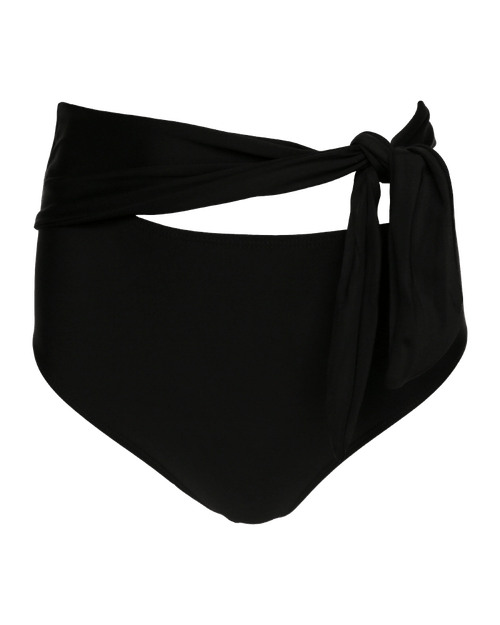 Nani Side Tie Swim Bottom In Black