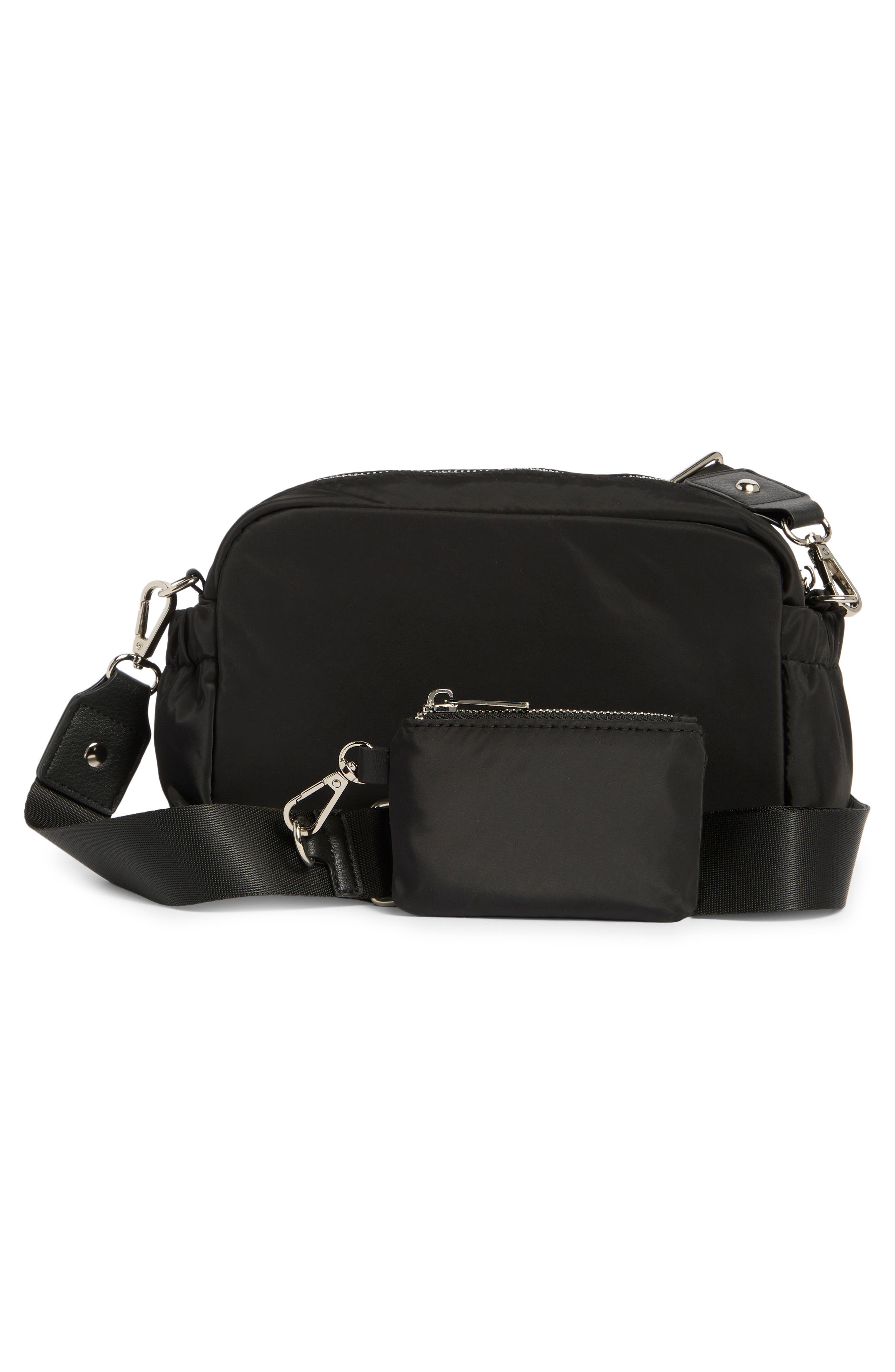Madden Girl Nylon Camera Bag, Alternate, color, Black