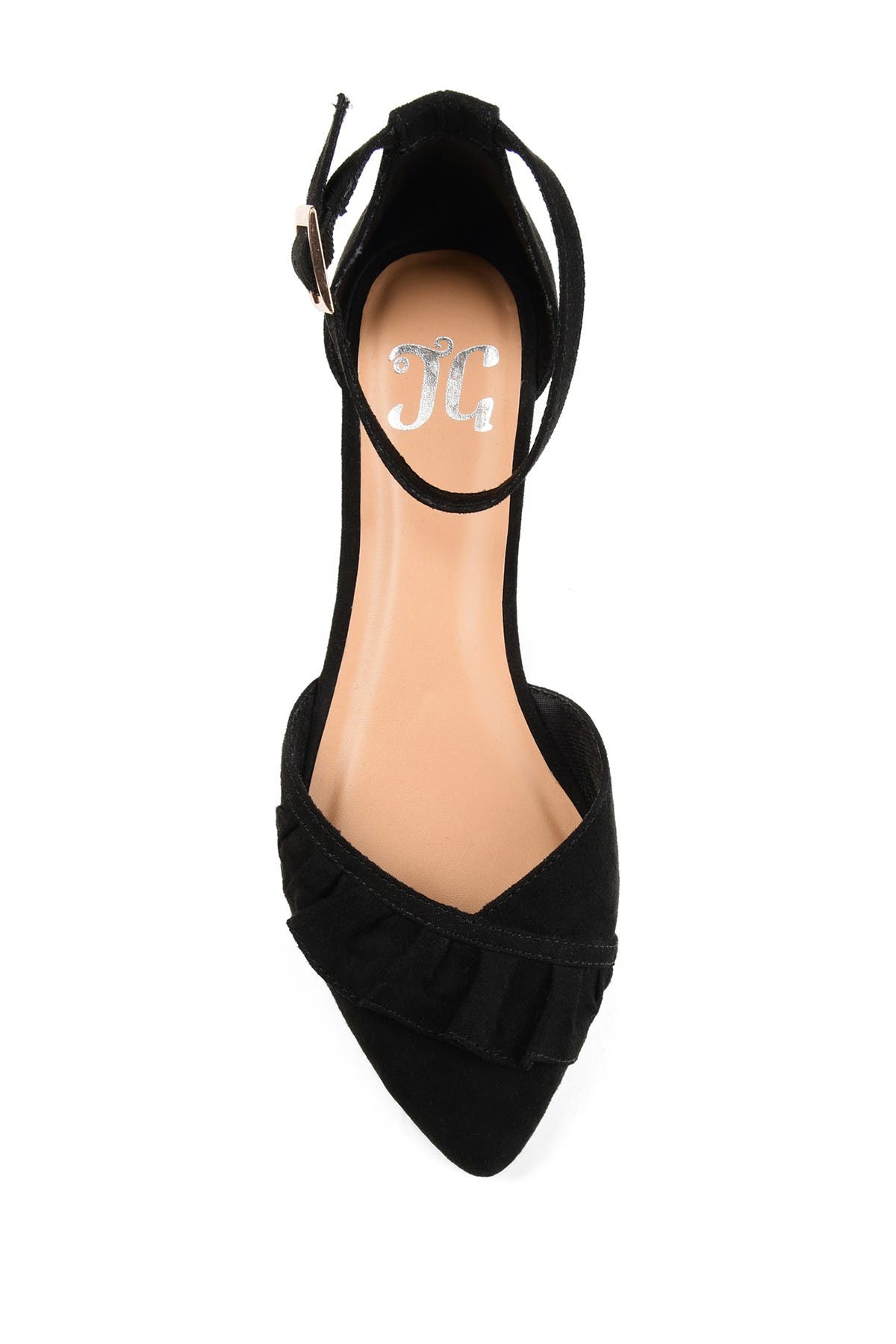 JOURNEE Lazae Ankle Strap Flat, Alternate, color, 