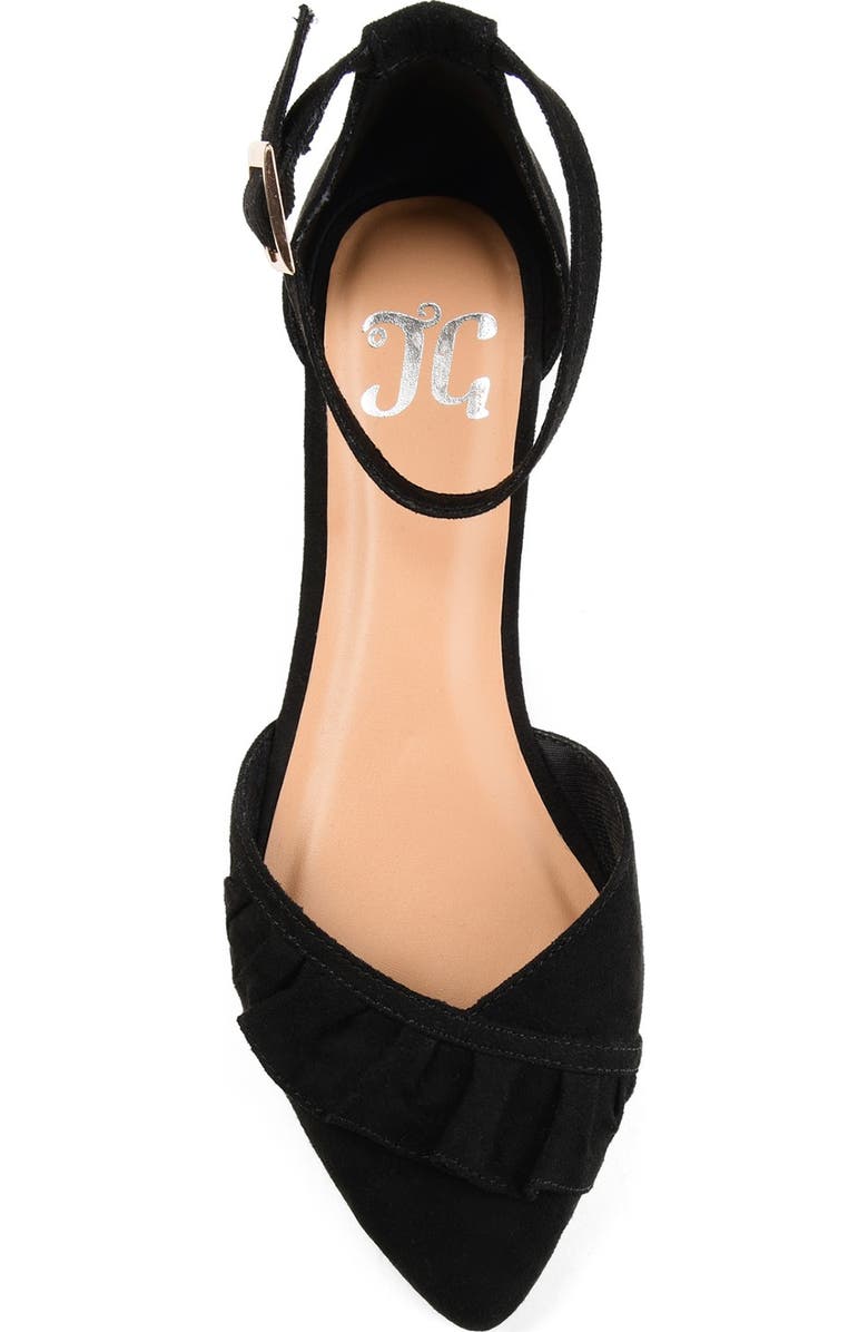 JOURNEE Lazae Ankle Strap Flat, Alternate, color,