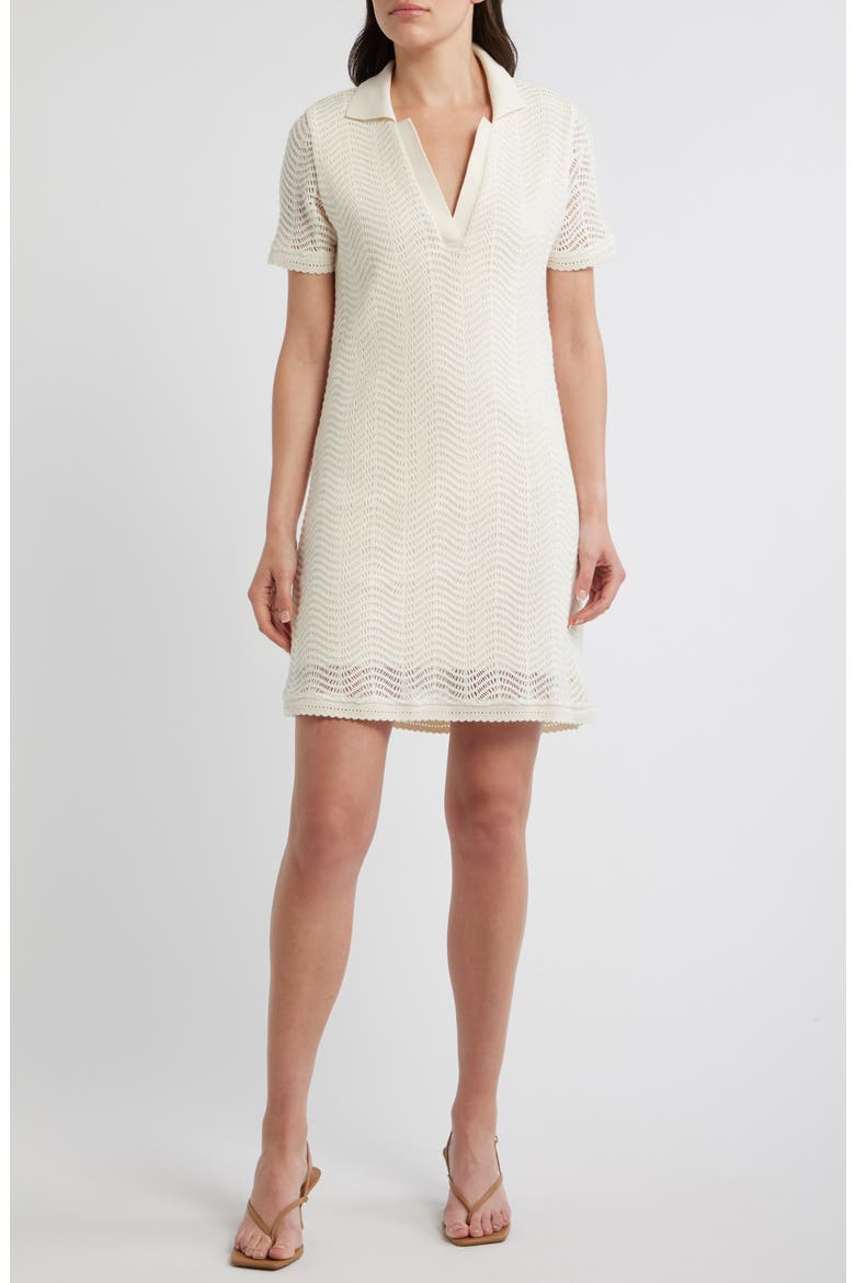 Polo Dress, Main, color, SOFT CREAM