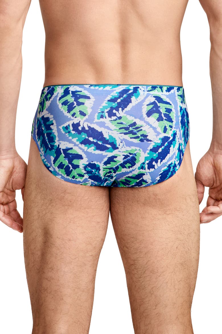 Men's True Style Bikini - 3 Pack, Alternate, color, Drawn Leaves