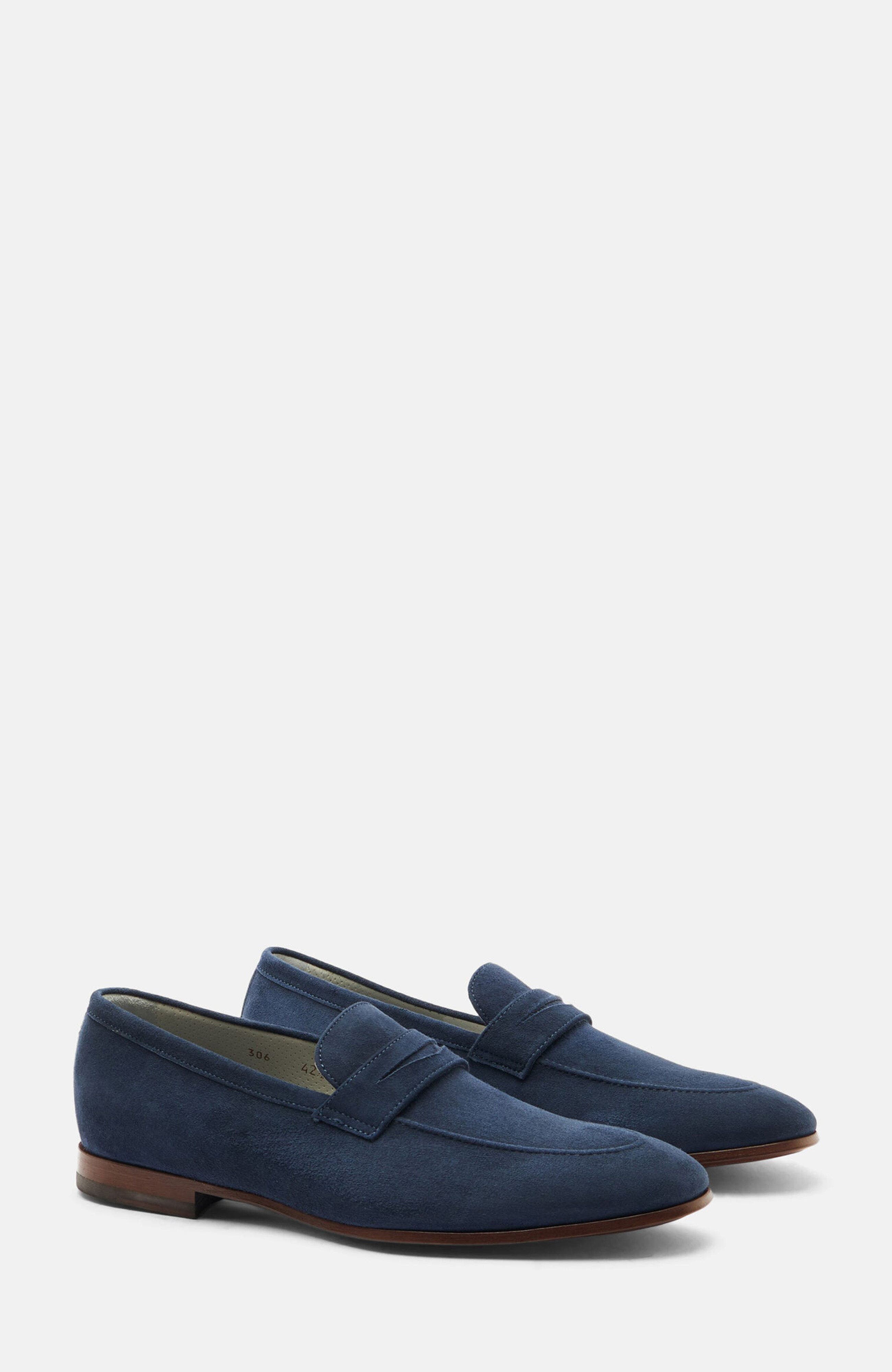 Dark Blue Suede