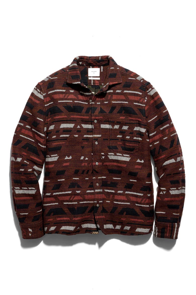 Archive Stripe Treme Shirt Jacket, Main, color, BILLYS BROWN MULTI