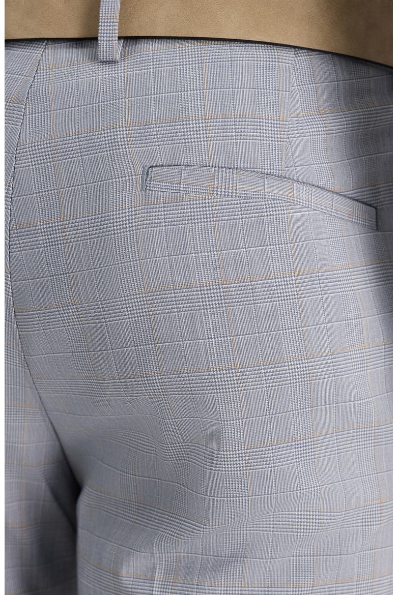 Prince of Wales Stretch Plaid Trousers, Alternate, color, CORONET