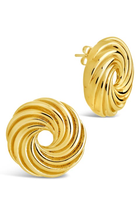 Cruller Stud Earrings