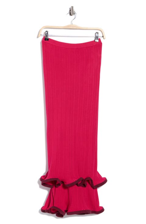Millie Ribbed Midi Skirt