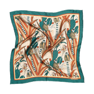 Lost Pattern "Madagascar" Silk Skinny Scarf