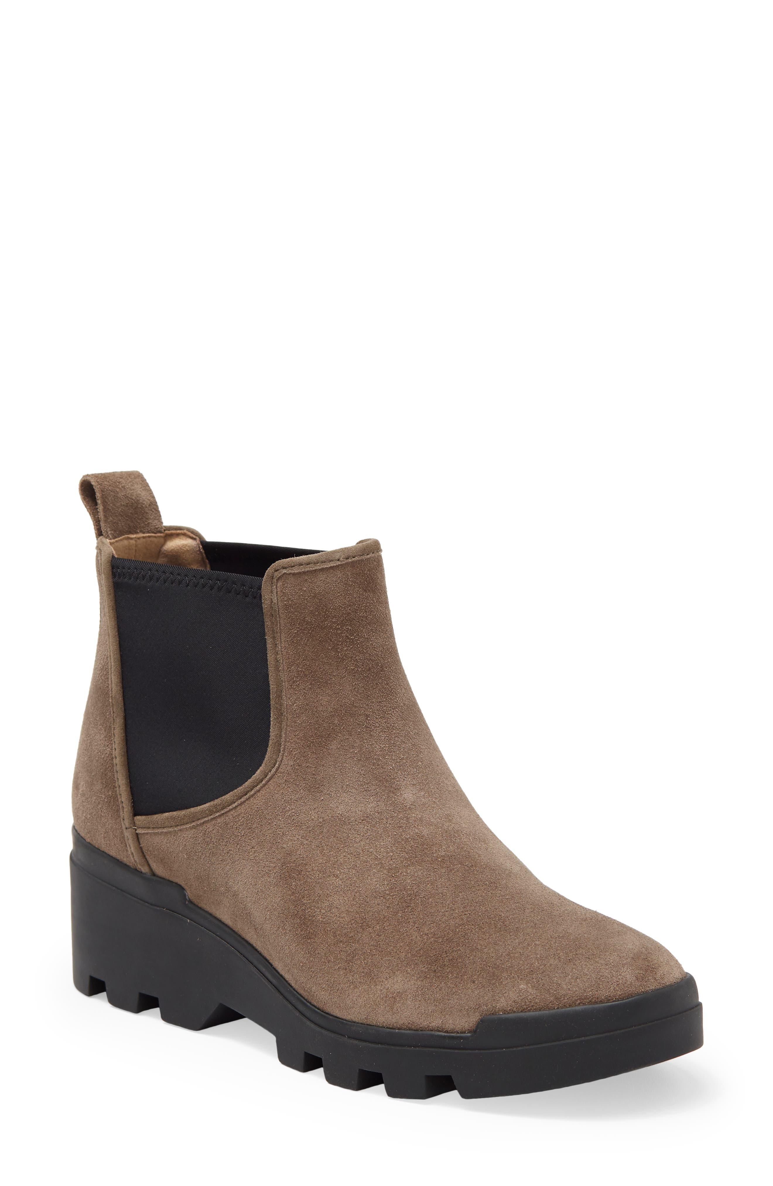 Splash Wedge Chelsea Boot, Main, color, MONGOOSE