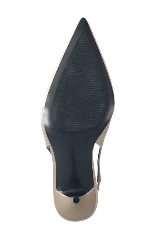 Marc Fisher Ltd Leynne Slingback Pointed Toe Pump In Neutral