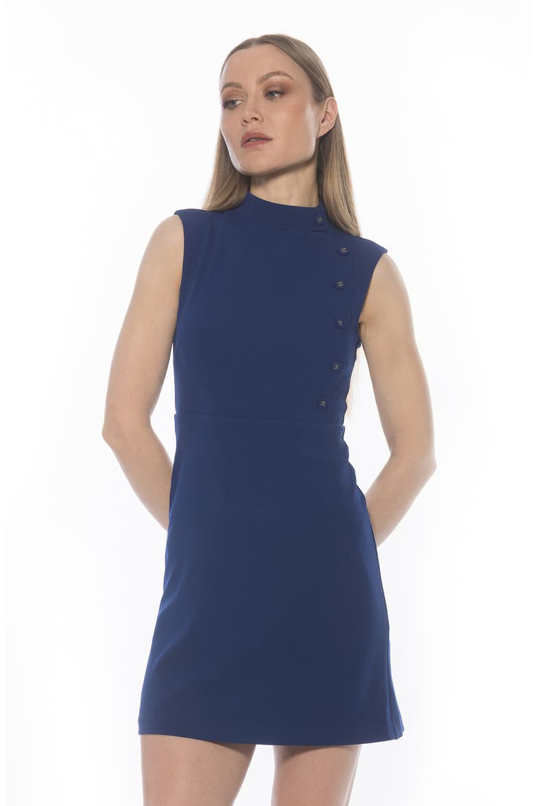 Ellie Sheath Dress, Alternate, color, NAVY
