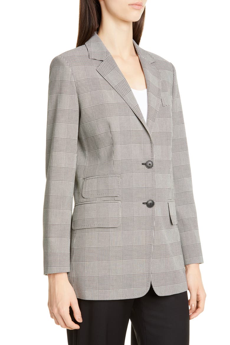 Angelo Glen Plaid Cotton Jacket, Alternate, color, IVORY