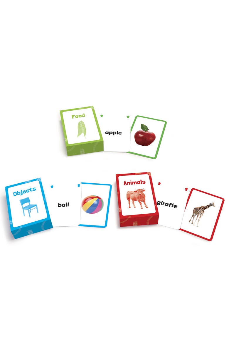 Junior Learning Noun Flashcards Medium Difficulty, Alternate, color, Multicolored