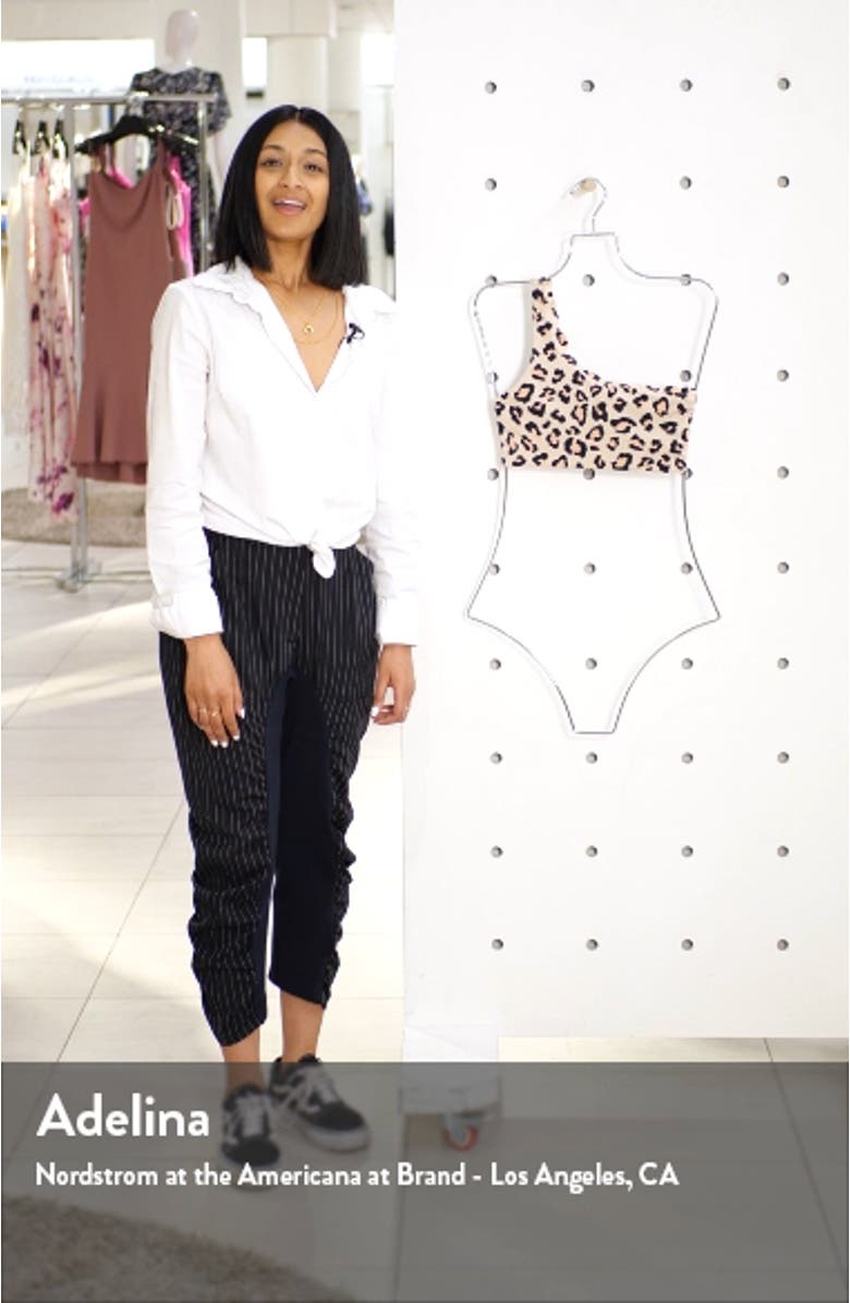 Scallop One-Shoulder Bikini Top, sales video thumbnail