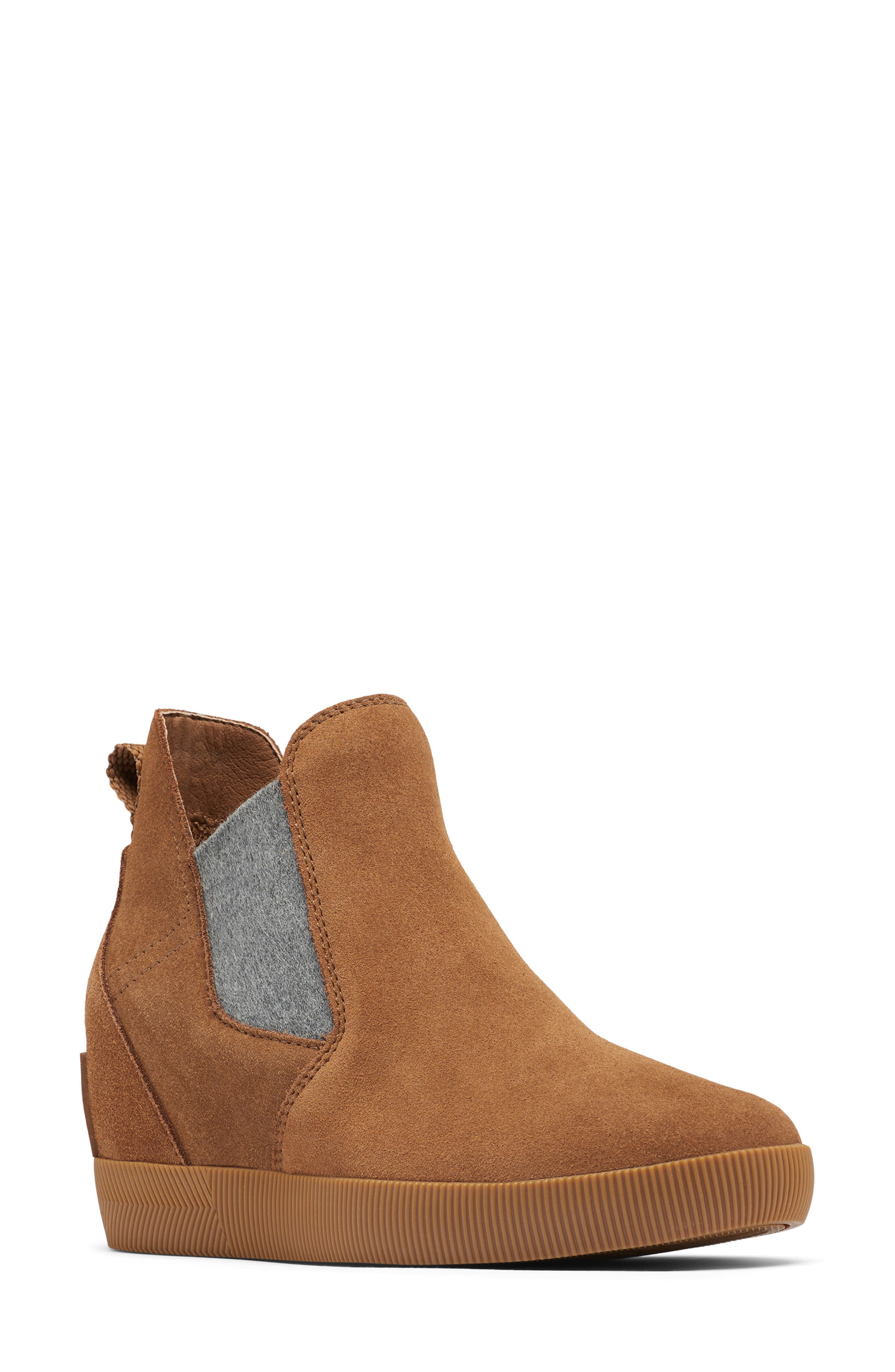 Out N About Slip-On Wedge Shoe II, Main, color, VELVET TAN GUM 2