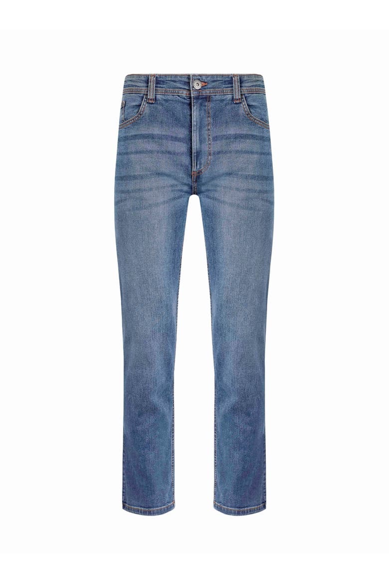 Eddie Straight Leg Denim Jeans, Alternate, color, Indigo