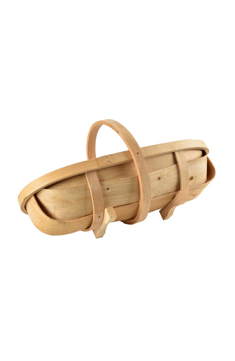 Burgon & Ball Natural Wooden Trug, Alternate, color, Natural - Medium