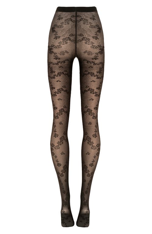 Wolford Floret Tights In Black