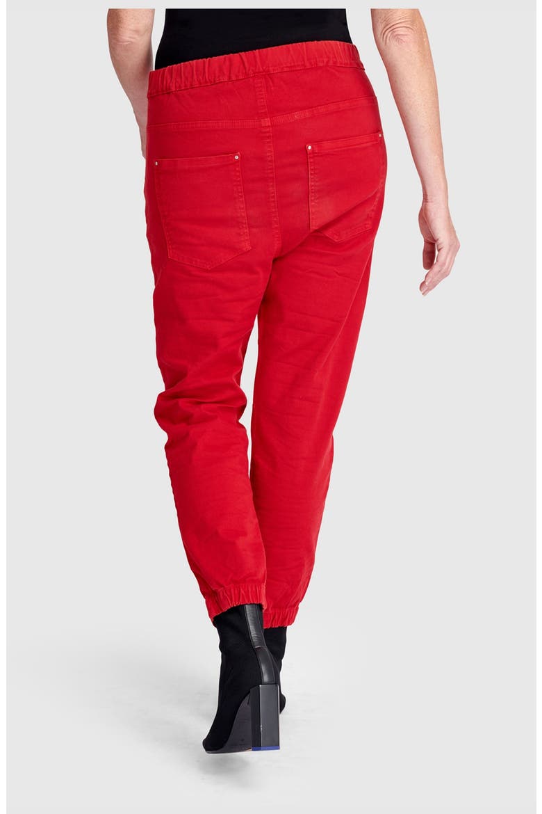 Weekend Boyfriend Jogger Jeans, Alternate, color, Wine