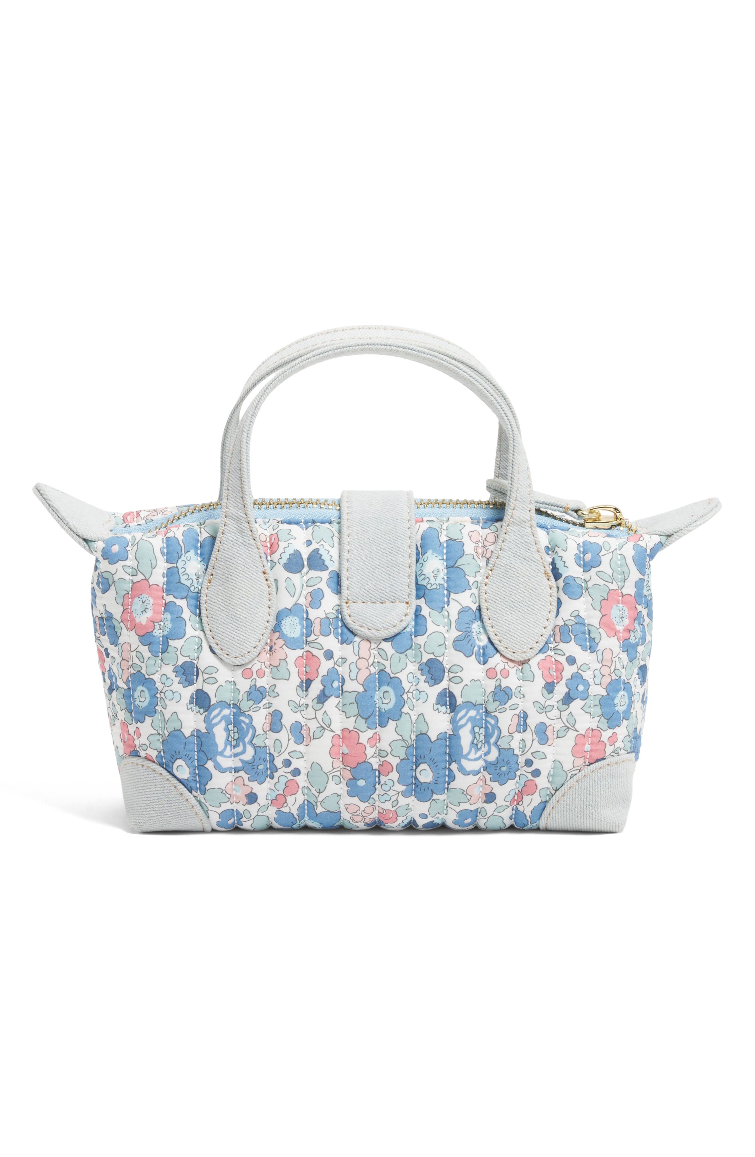 Stoney Clover Lane x Liberty Quilted Cotton Pouchette Crossbody Bag, Alternate, color, Betsy