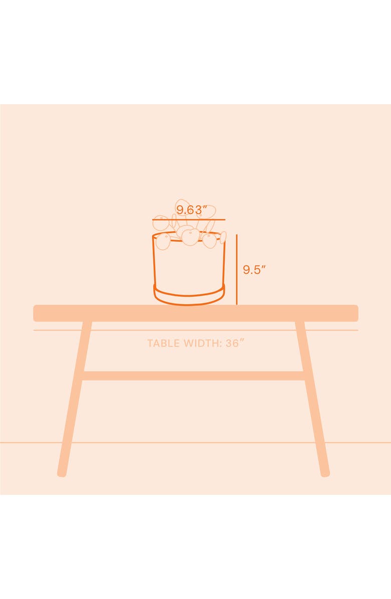 Bloem 10 Inch Mathers Round Planter With Saucer Tray, Black, Alternate, color, Black