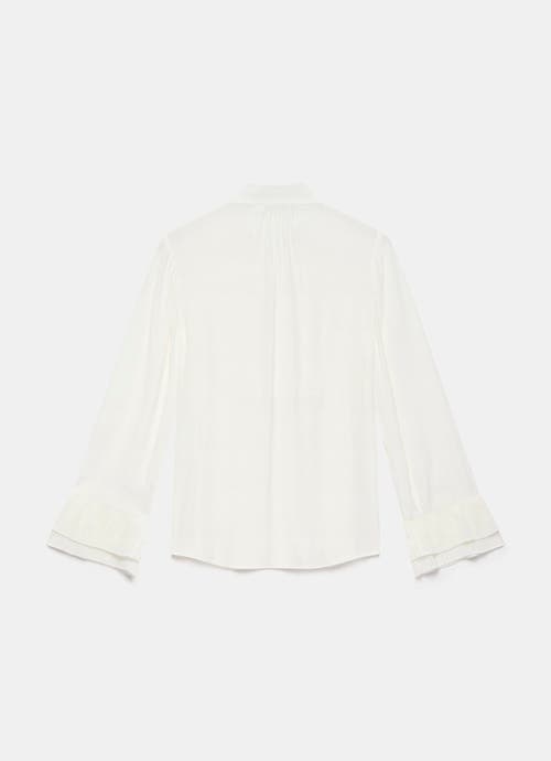 Mint Velvet Military Detail Blouse In Multi