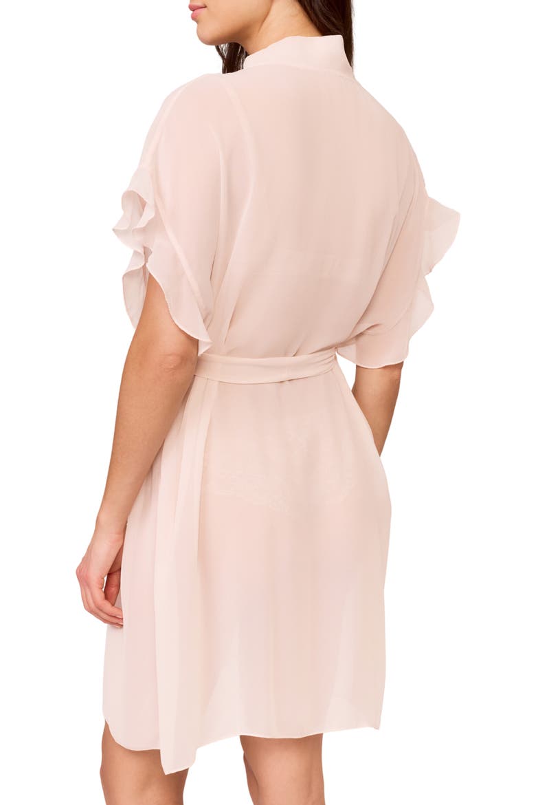 Paradise Chiffon Robe, Alternate, color, BLUSH