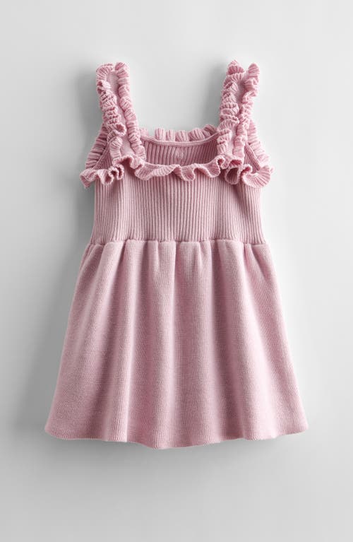 Nordstrom Ruffle Accent Skirted Sweater Bodysuit In Purple Fragrant