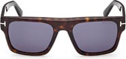 TOM FORD Cyrus 53mm Square Sunglasses