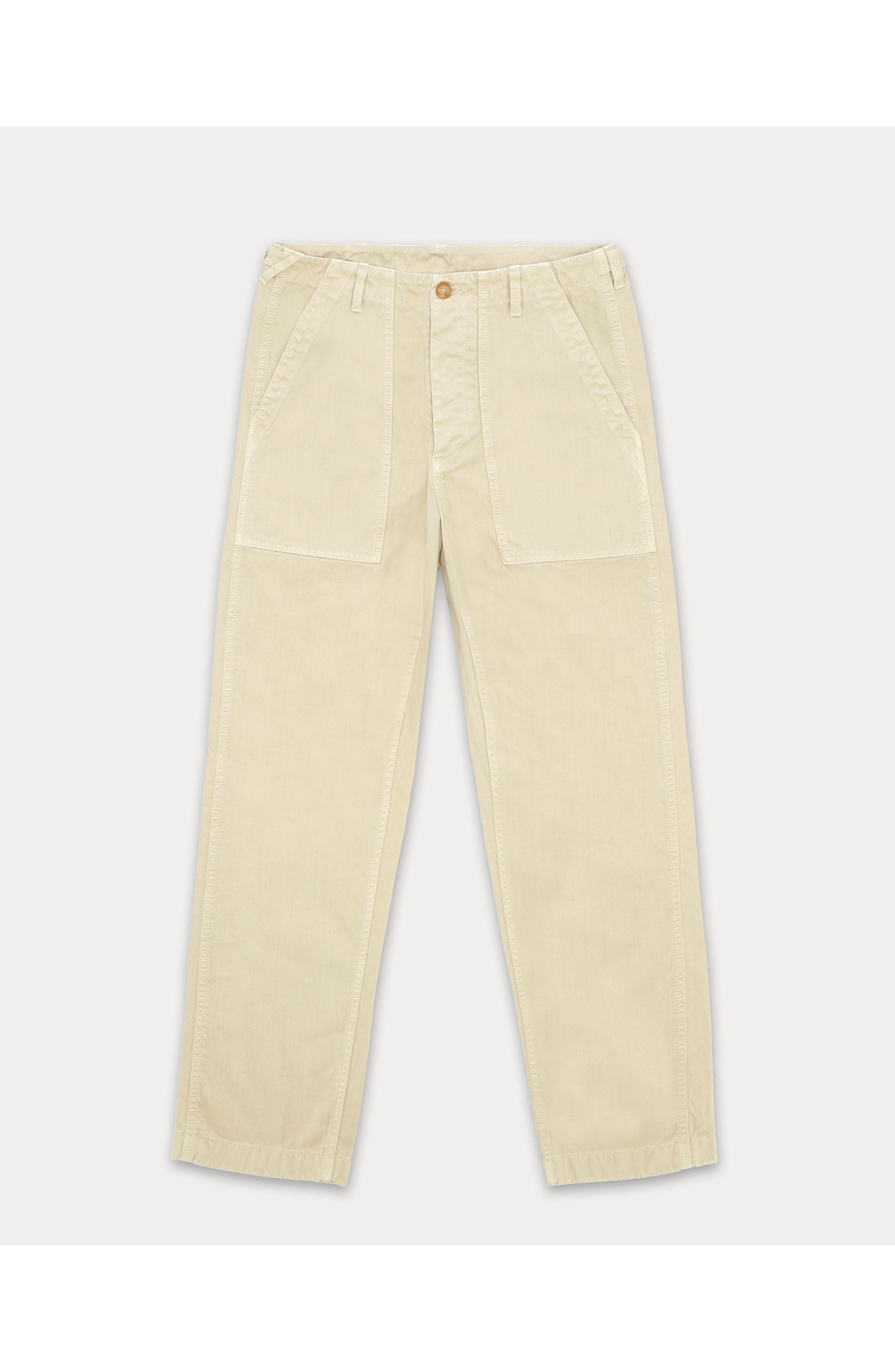 Newfatigue Herringbone Cotton Trousers
