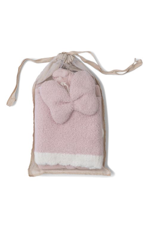 BAREFOOT DREAMS BAREFOOT DREAMS COZYCHIC™ ULTRA LITE® ROMPER, SOCKS & BUTTERFLY SOOTHER BLANKET SET 
