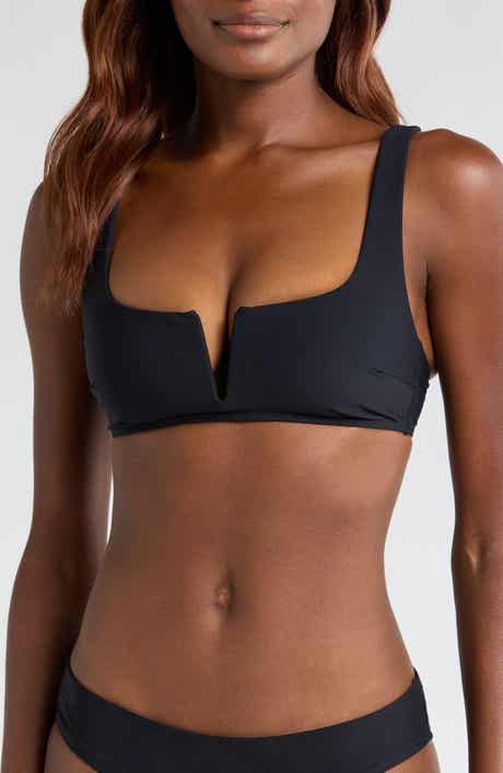 BONDI BORN Clio Notched Bikini Top