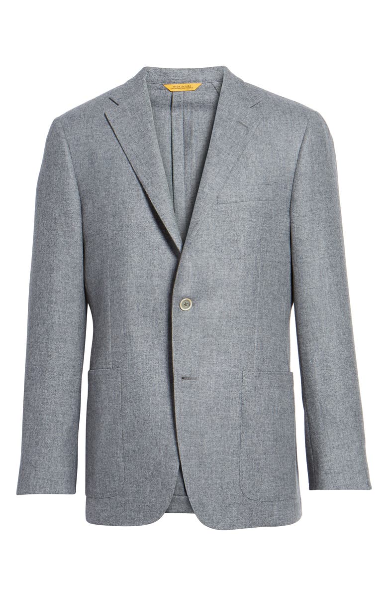 Hickey Freeman Classic B Fit Wool & Cashmere Blazer, Alternate, color, 