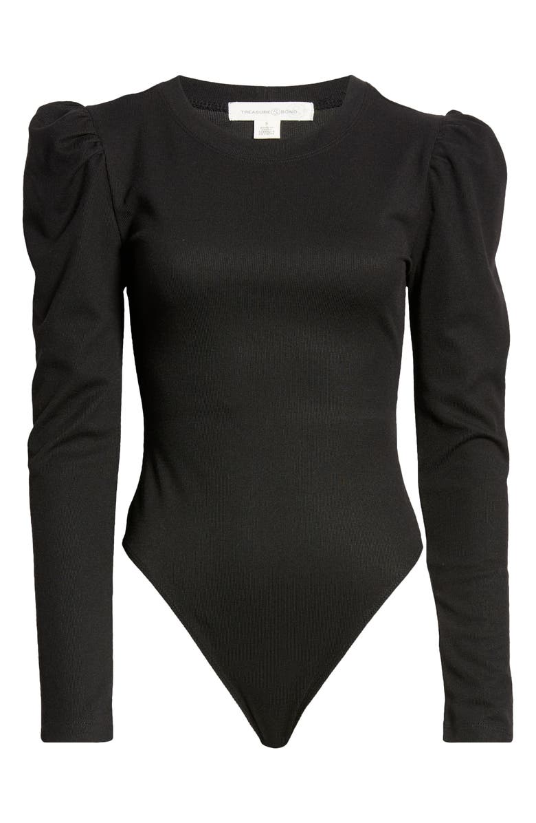 Treasure & Bond Puff Sleeve Bodysuit, Alternate, color, 