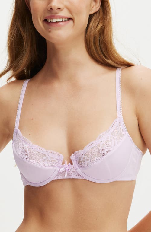 COTTON ON BODY SABRINA LACE LIGHTLY LINED BRA