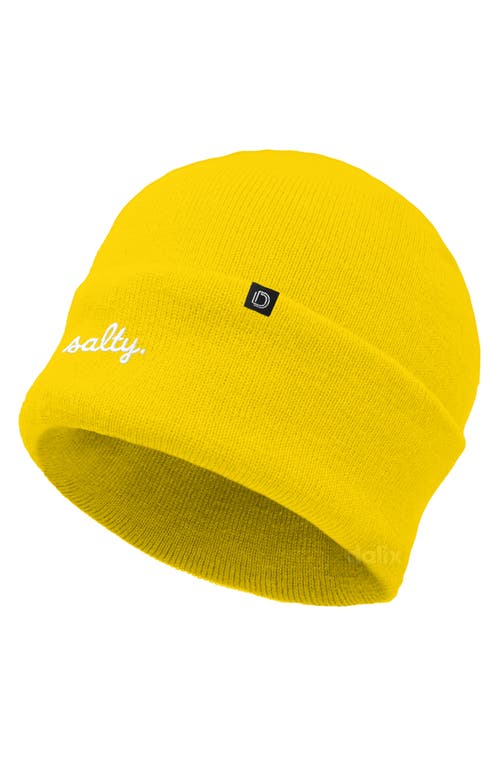 Dalix Salty Beanie Cap In Yellow