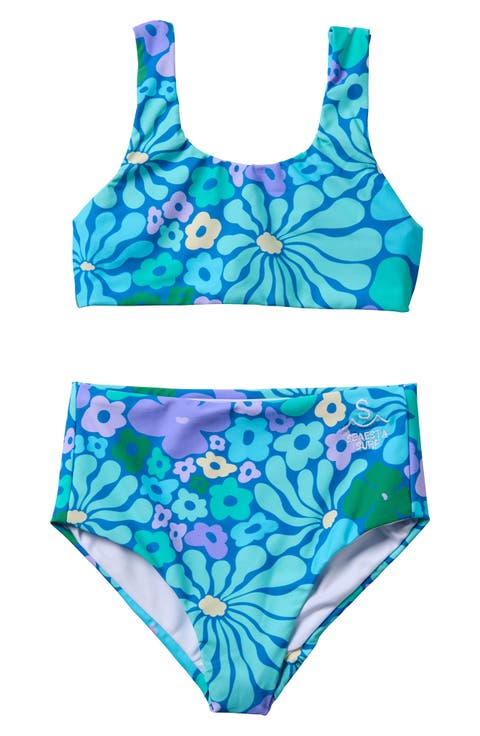 Kids' Fleurs Two-Piece Swimsuit (Big Kid)