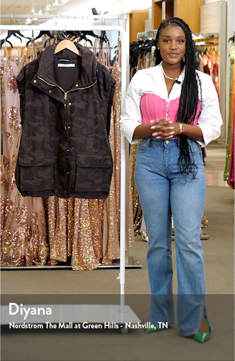Svetlana Oversize Camo Vest, sales video thumbnail