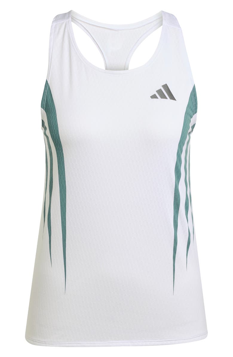 adidas Adizero Climacool Tank, Alternate, color, White/ Preloved Teal